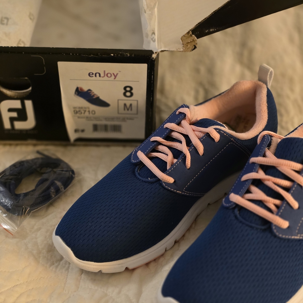 FootJoy Golf Shoes Blue/Pink